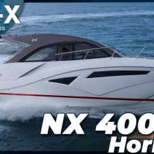 NX 400 HT Horizon -  a primeira 40 pés com dois motores 600HP - Raio-X Bombarco