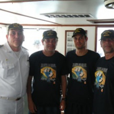 Náufragos são resgatados pela Marinha do litoral paraibano