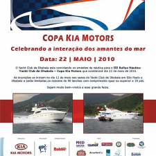 Yacht Club de Ilhabela realiza o Rallye Náutico - Copa Kia Motors no próximo mês de maio